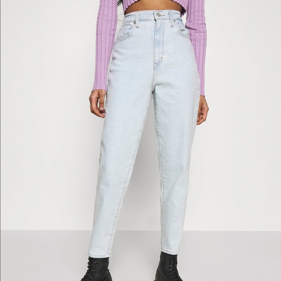 SALE! ⭐️ Levi’s High Waisted tapered leg jean light vintage - Picture 3 of 13